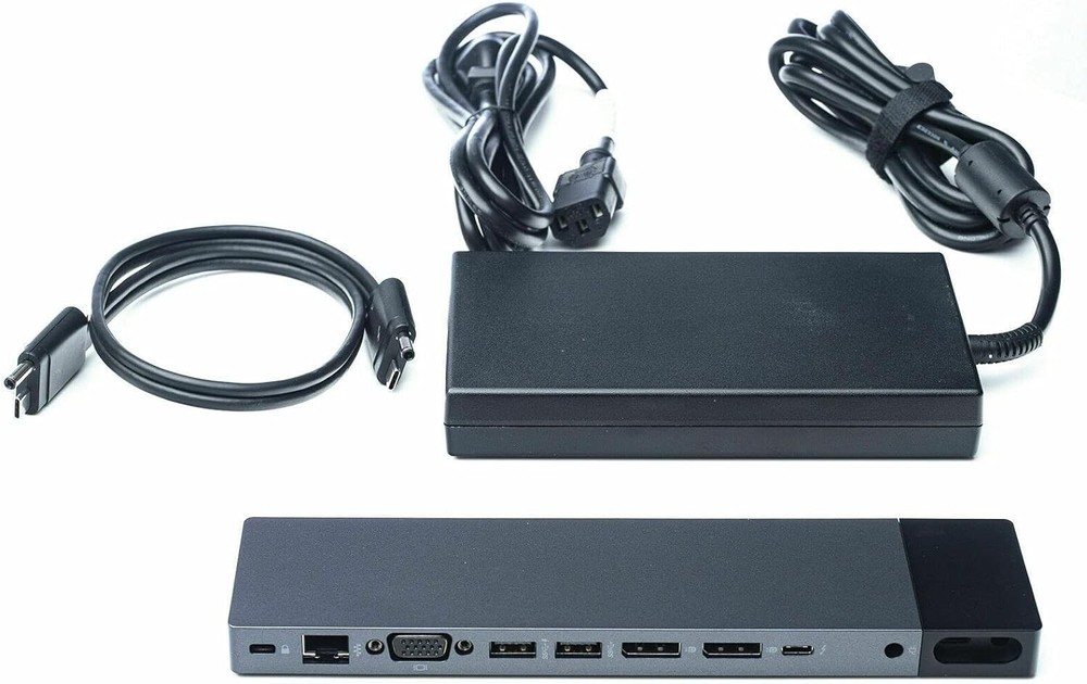 HP Thunderbolt 3 Dock P5Q61AA#ABA with 200W Power Adapter