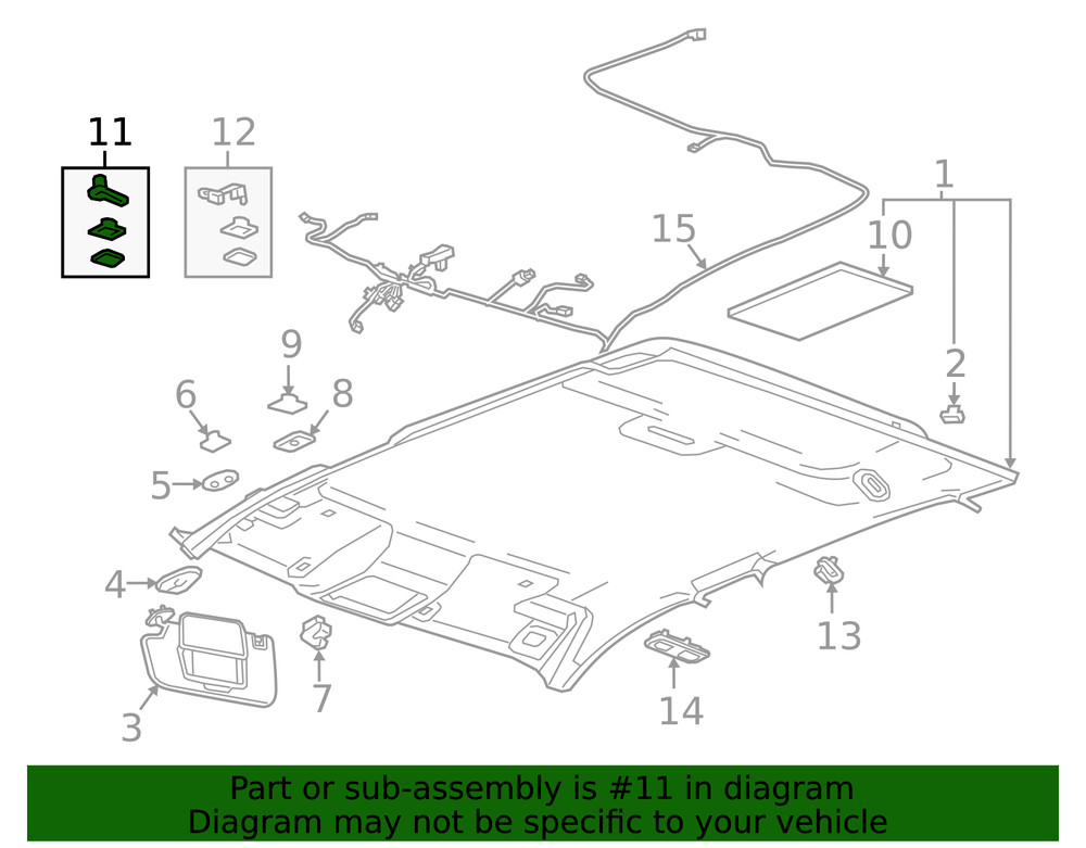 Genuine GM Microphone 85822622