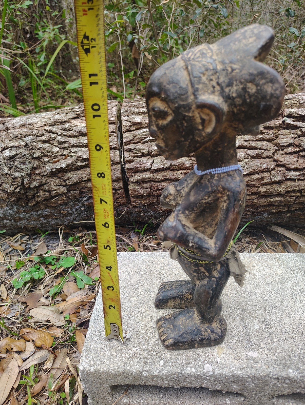 Luba Female Figure Congo 12" African maternity statue