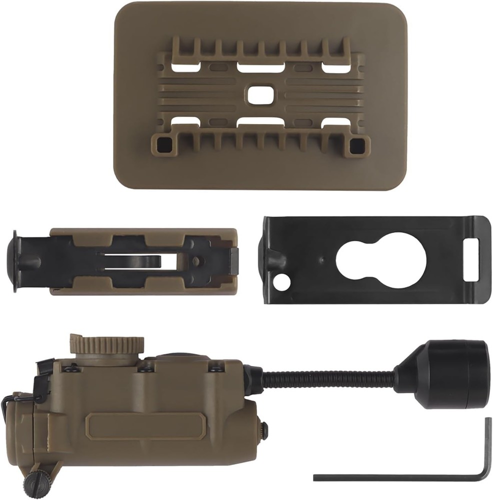 Tactical Helmet Light Signa Recognition Multi-Function IR + Red/Green/Blue +W...