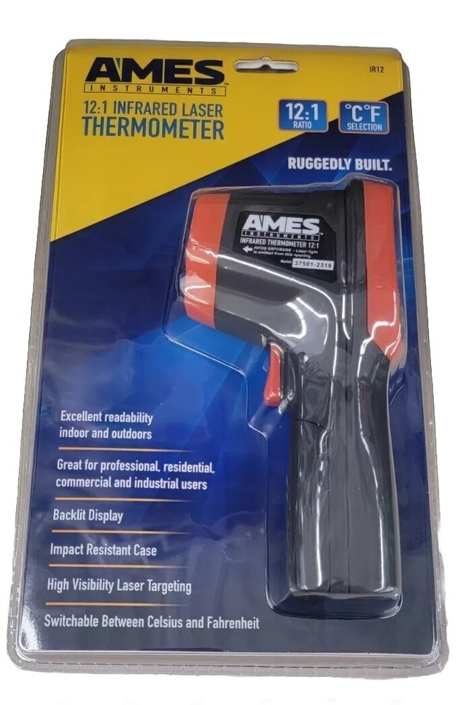 Ames 12.1 Infrared Lazer thermometer