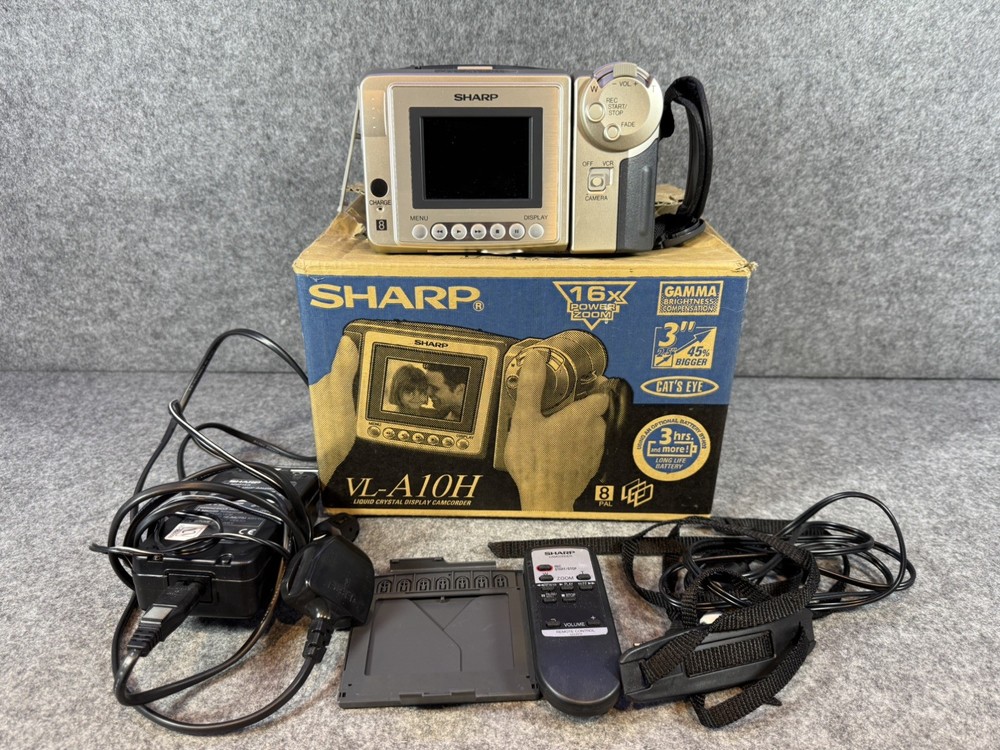 SHARP VL-A10H CAMCORDER tested and working.