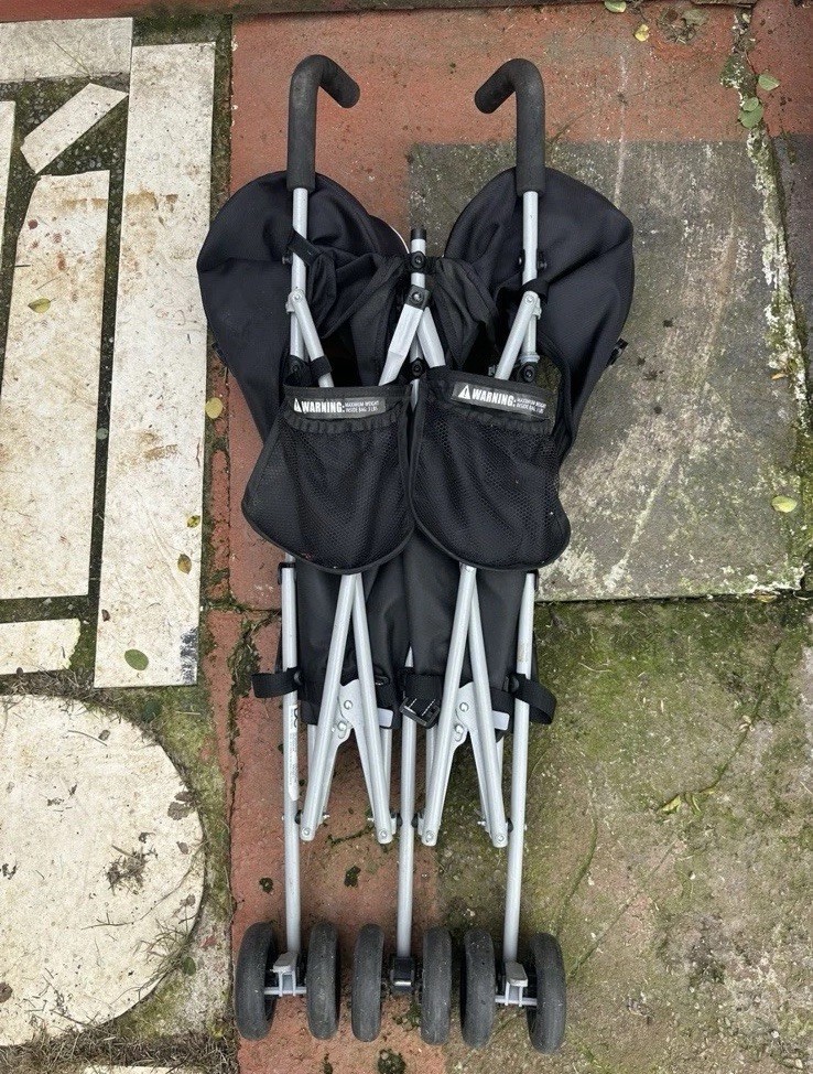 Cheap Double Stroller By Delta Travel With Compact Fold