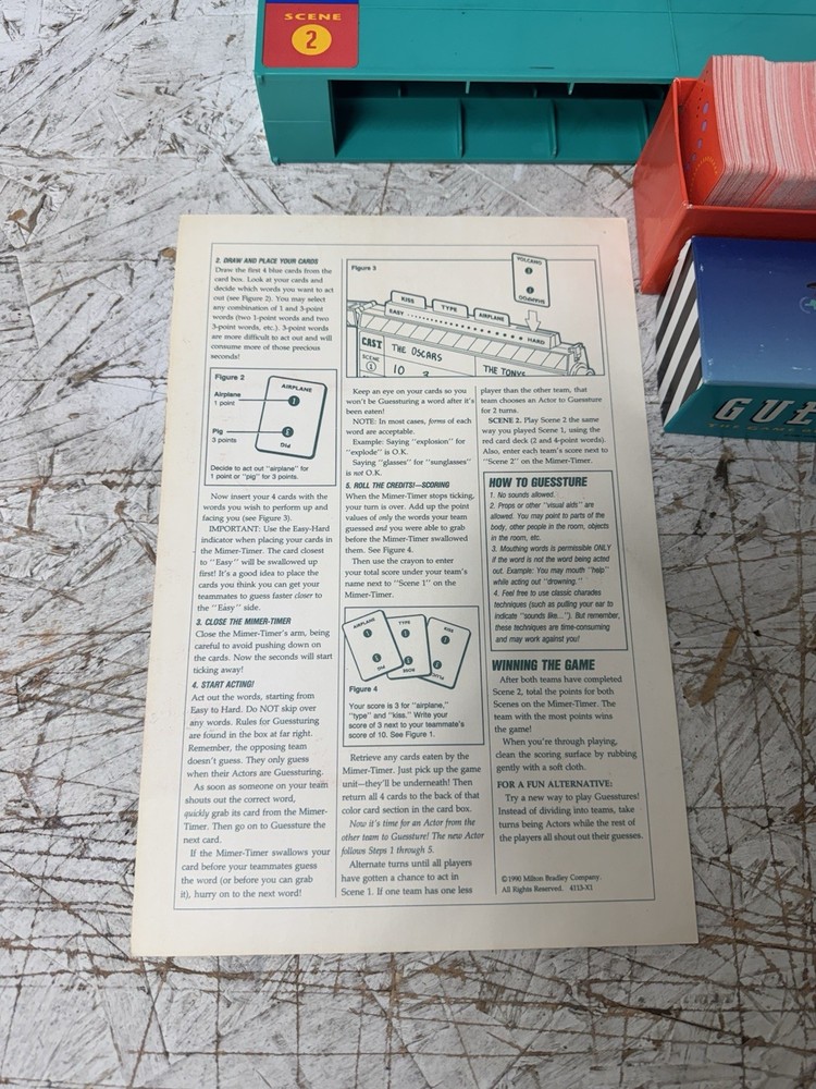 1990 Gesstures Game Pre Owned Good Condition