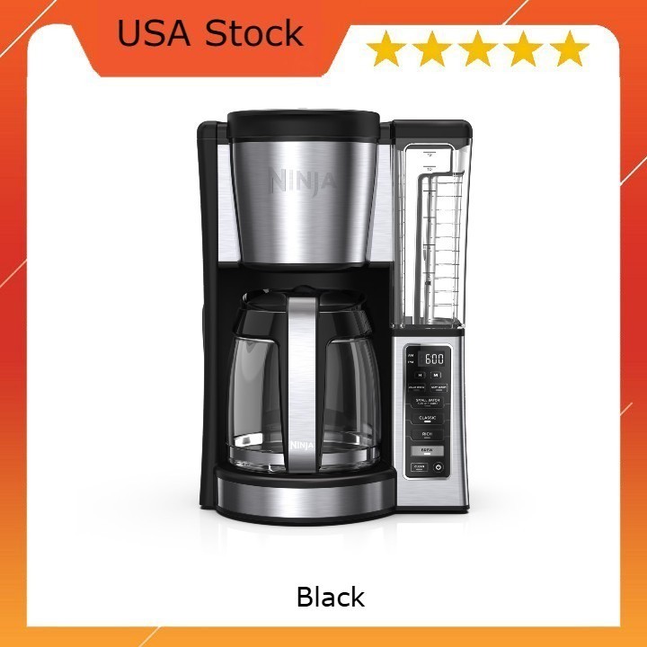 Ninja 12-Cup Programmable Coffee Brewer, 2 Brew Styles, Adjustable Warm Plate