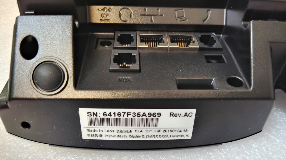 Polycom VVX 501 Corded Business Media Phone System