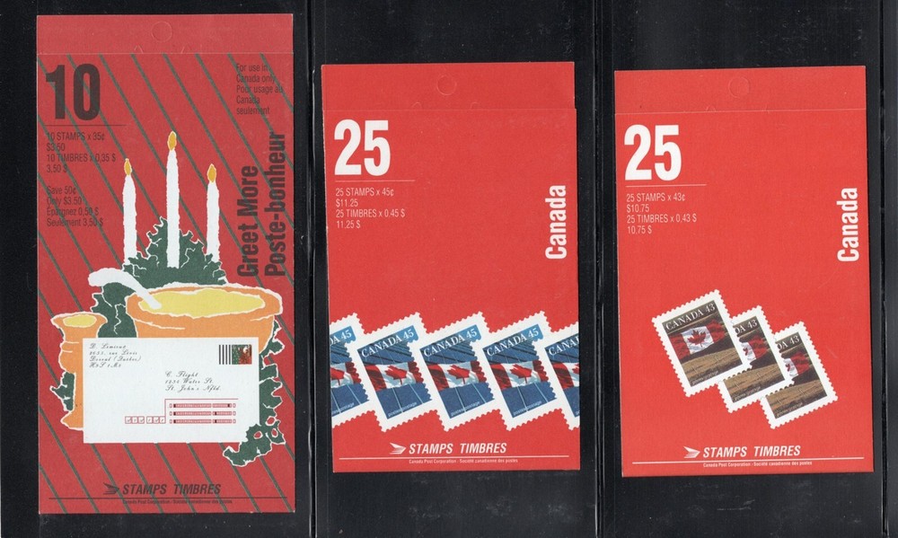 CANADA MINT NH STAMP COLLECTION COMPLETE BOOKLETS #2