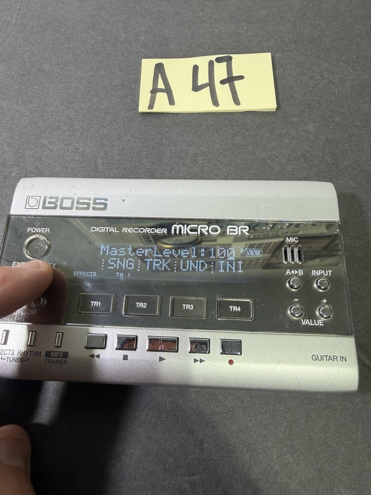 Boss MICRO BR 4-Track Digital Pocket Recorder Multitrack Tested