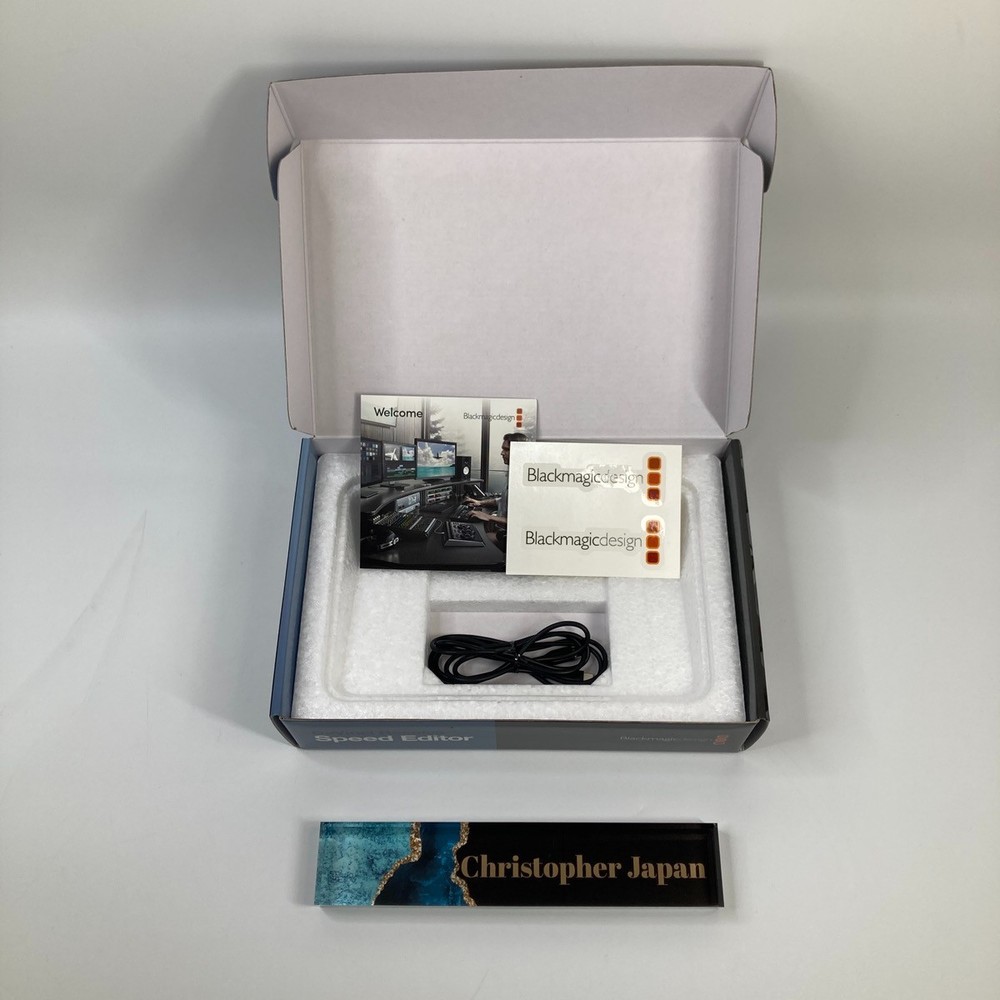 Blackmagic DaVinci Resolve Speed Editor USB-C Controller NO License Key MINT