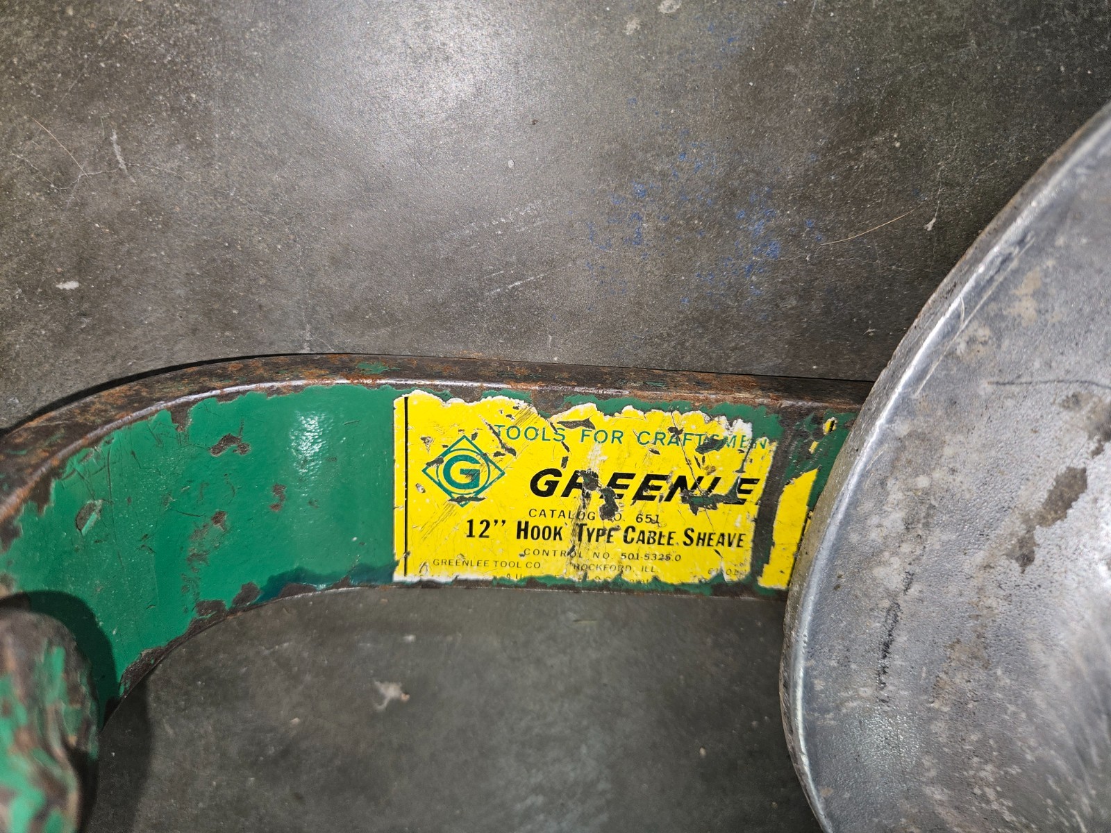 Greelee 12" Hook Type Cable Sheave - Free Shipping