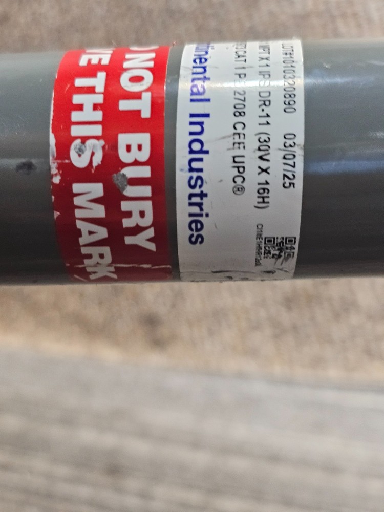 Wal-Rich OEM 1" IPS Con Flex Riser Polyethylene Constab DR11 for Propane 2886008