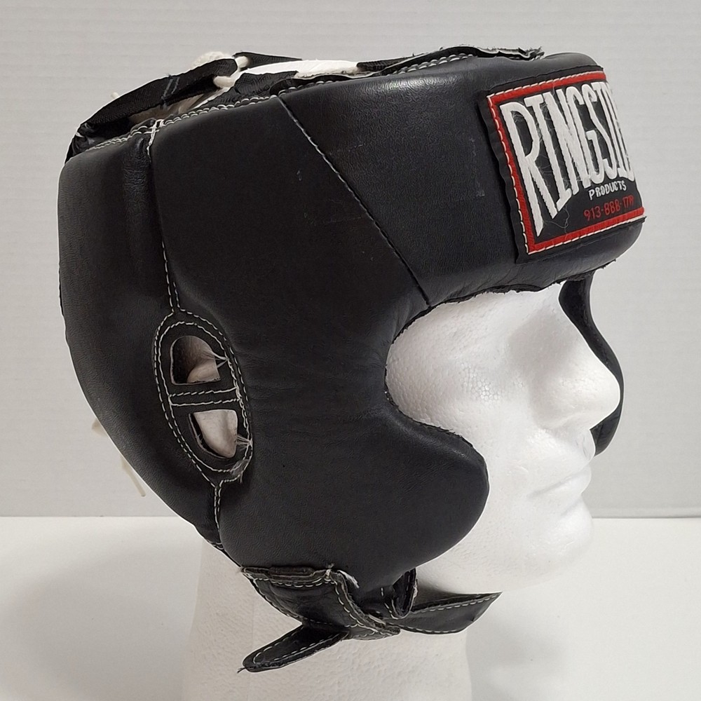 "RINGSIDE", LEATHER, BOXING HEAD PROTECTOR