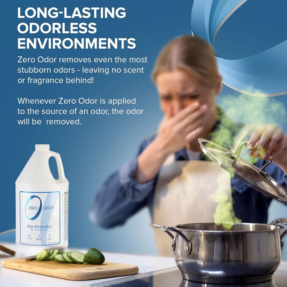 Zero Odor - Multi-Purpose Strong Eliminator for 128 Fl Oz (Pack of 1)