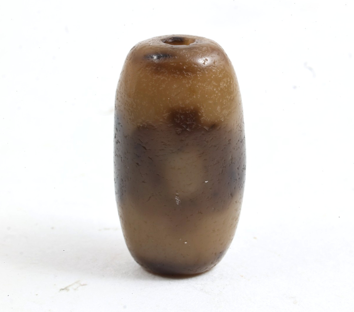 Tibetan 3 Eyes Dzi Bead Agate Amulet Antique Vintage hand made in Taiwan