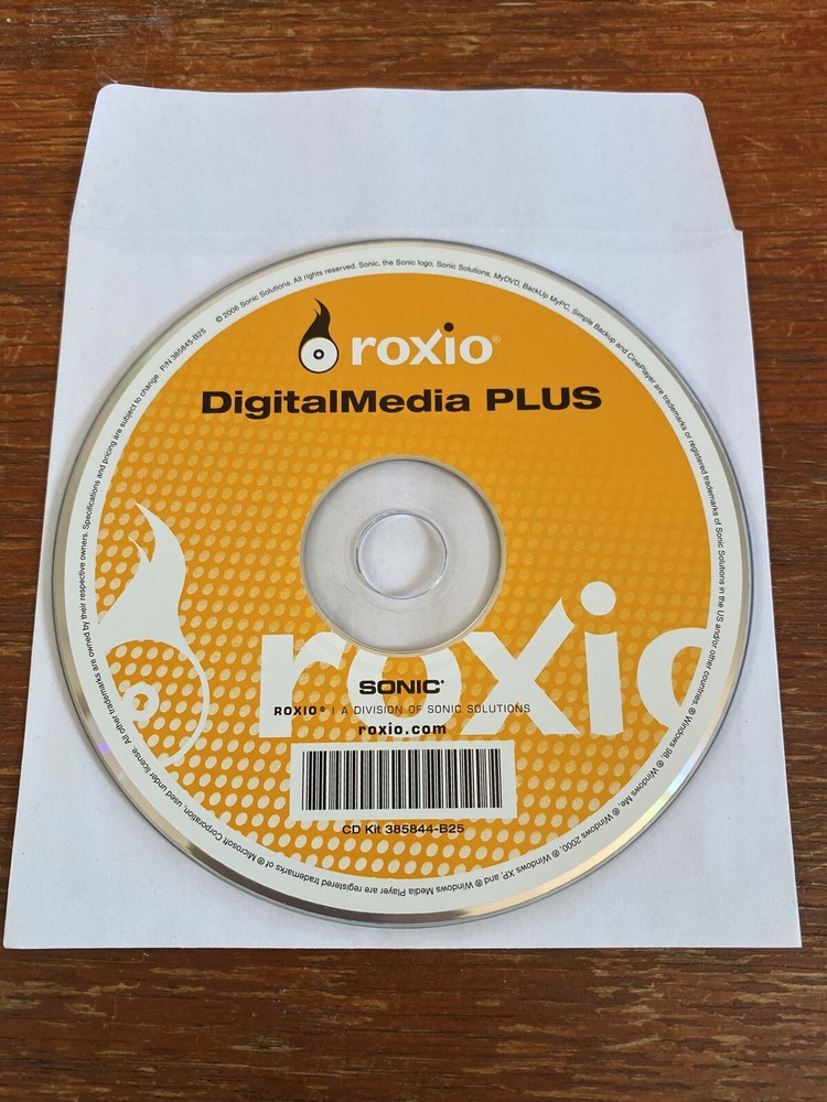Roxio Digital Media Plus CD