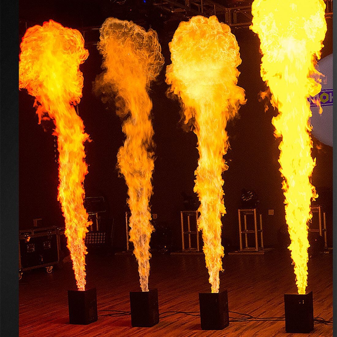 MOKA DMX Fire Machine for Stage Flame Machine Flamethrower Jet 10FT Safety