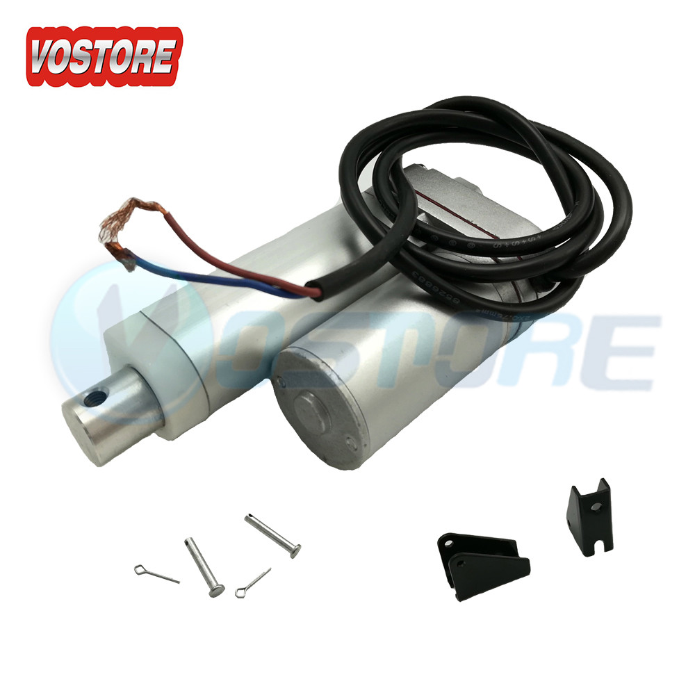 Linear Actuator With Mounting Bracket 2" Stroke 225lb Max Lift DC 12v 12mm