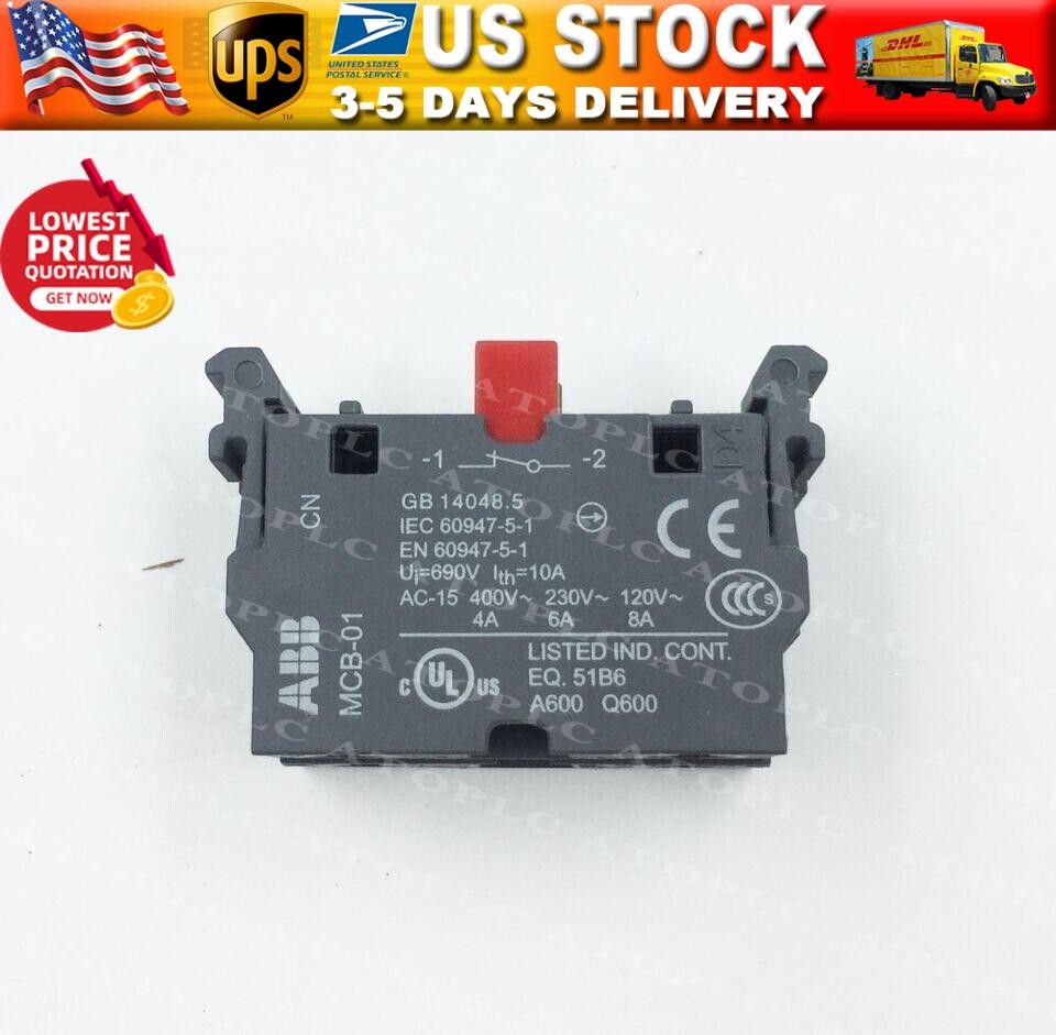 1Pcs New For ABB MCB-01 Modular contact block