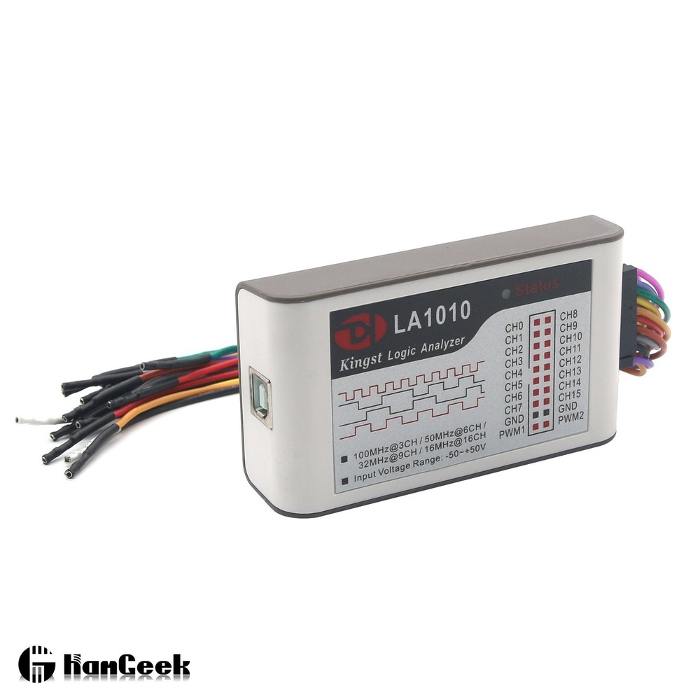 LA1010 Logic Analyzer USB2.0 16M 16CH 10G MCU ARM FPGA DSP Debugging Tools pe66