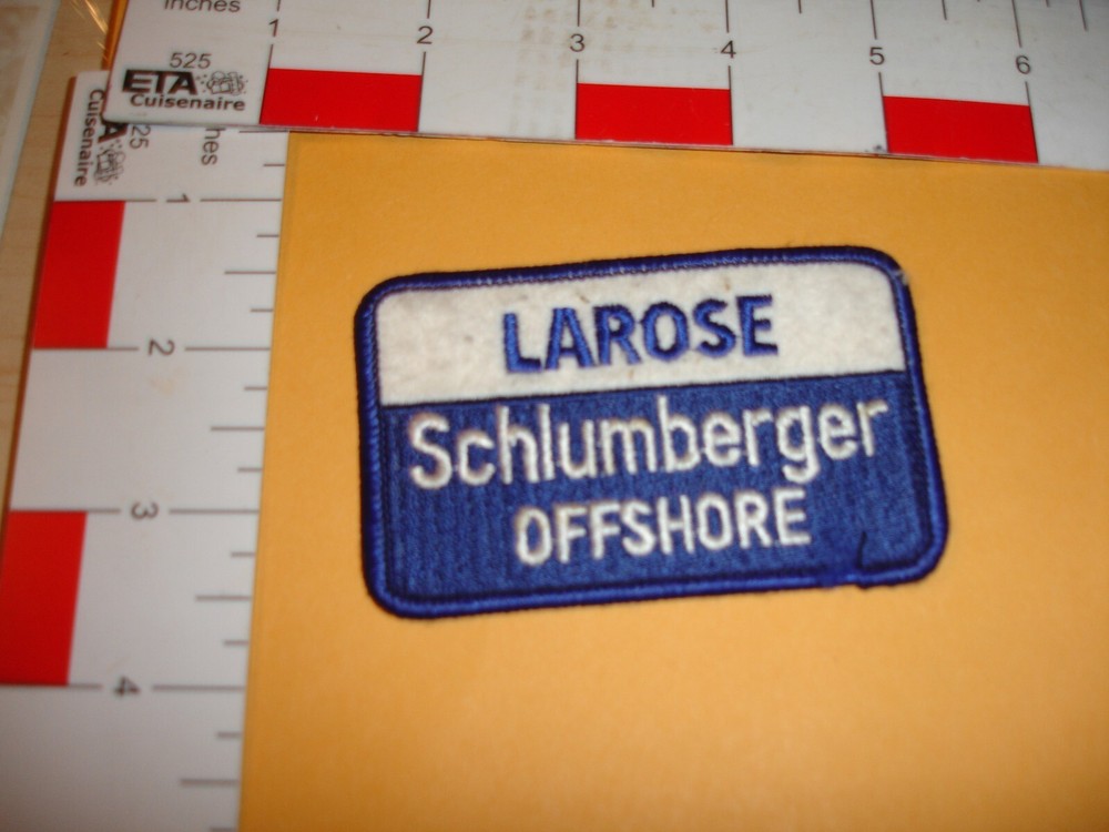 oil related advertising patch vintage