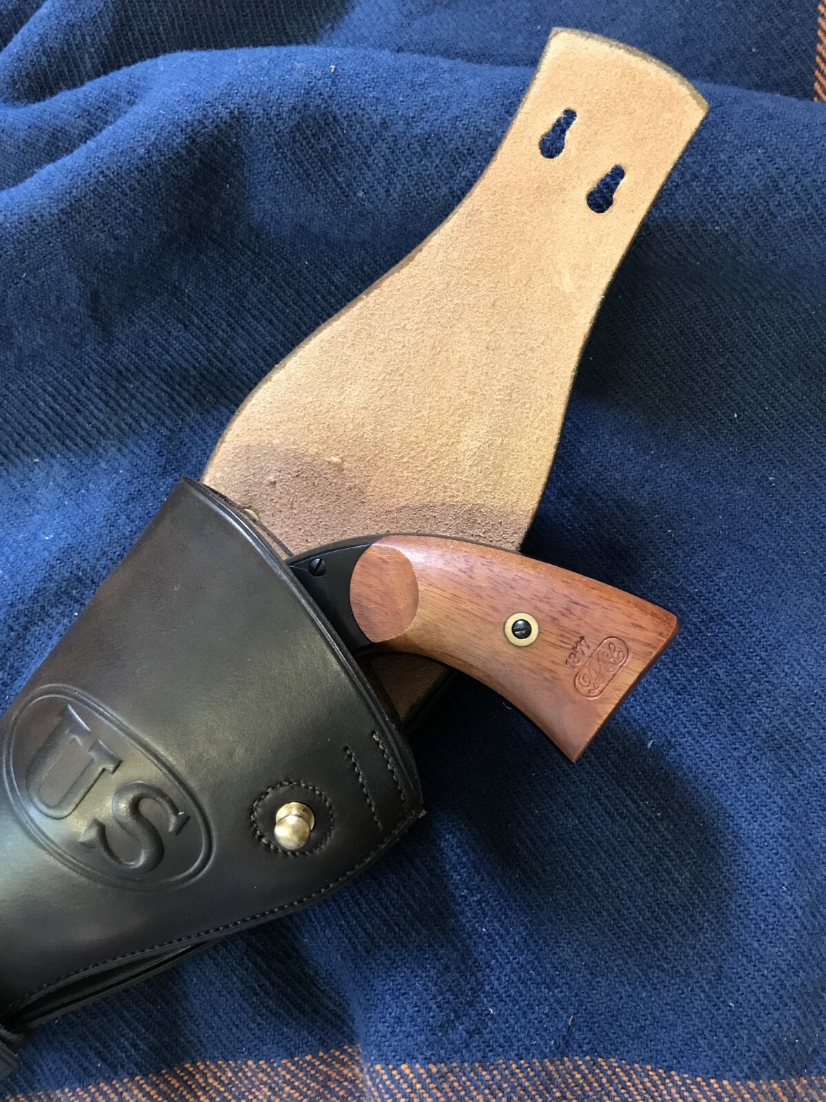 1881 Holster for Colt + S&W with Forsyth, Ordnance/Troop Saddler modification