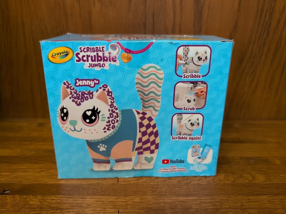 Crayola Scribble Scrubble Jumbo Pet Cat Jenny