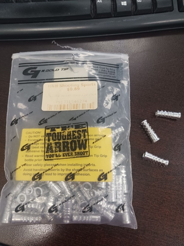 Gold Tip Insert Series 22, 23gr 68count
