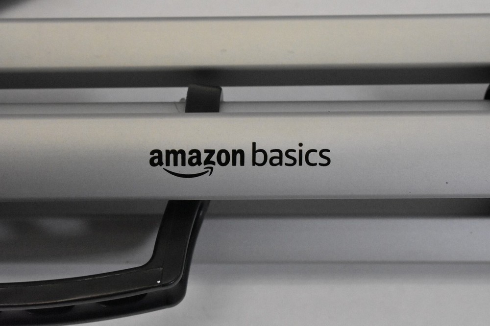 AmazonBasics 60" Lightweight Tripod With Bag In Black/Silver Built In Level