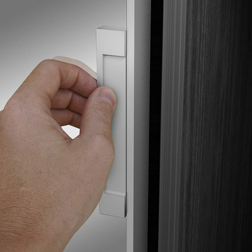 2 Finger Pull Flush Self-Stick on Handle Bypass Sliding pocket Doors Adhesive