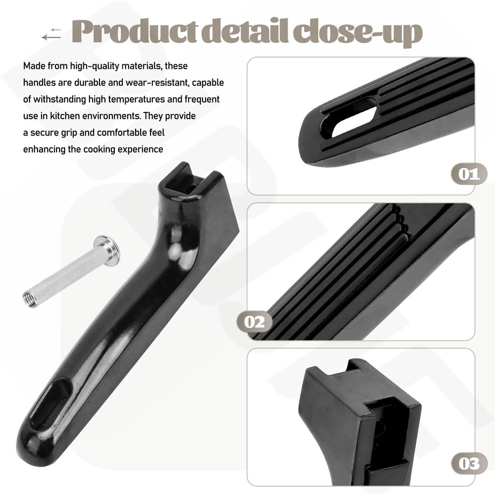 Cookware Pot Replacement Handles Compatible with Magnalite, Wagner Ware, GHC,...