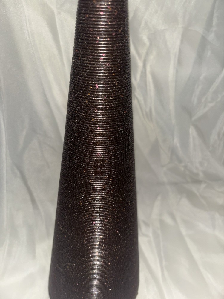 18” Christmas Sparkly Cone Tree Dark Brown
