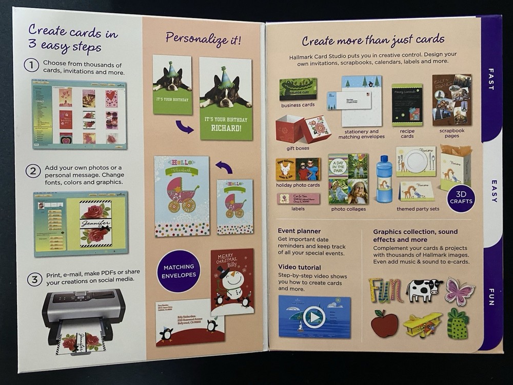 Hallmark Card Studio Deluxe - New