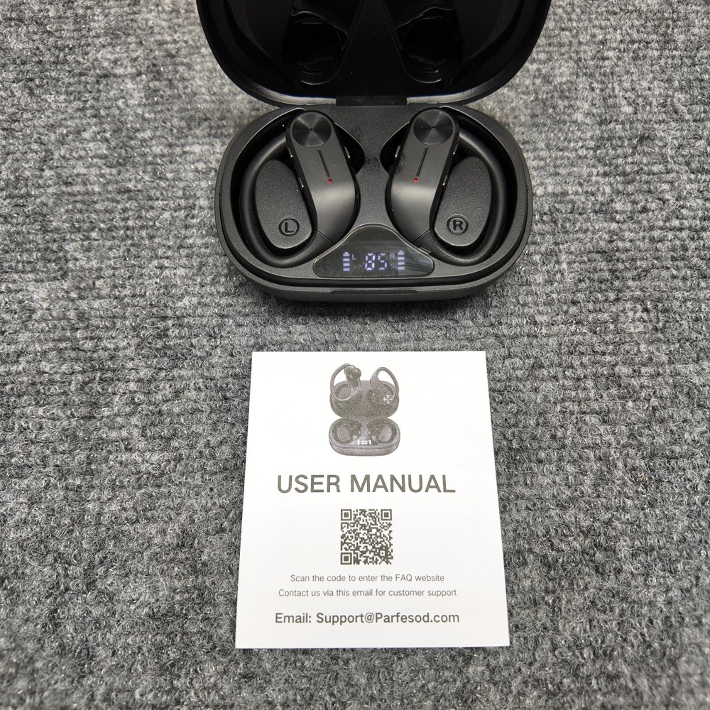 Real Time AI Translator Earbuds 166 Languages Bluetooth iOS Android Black