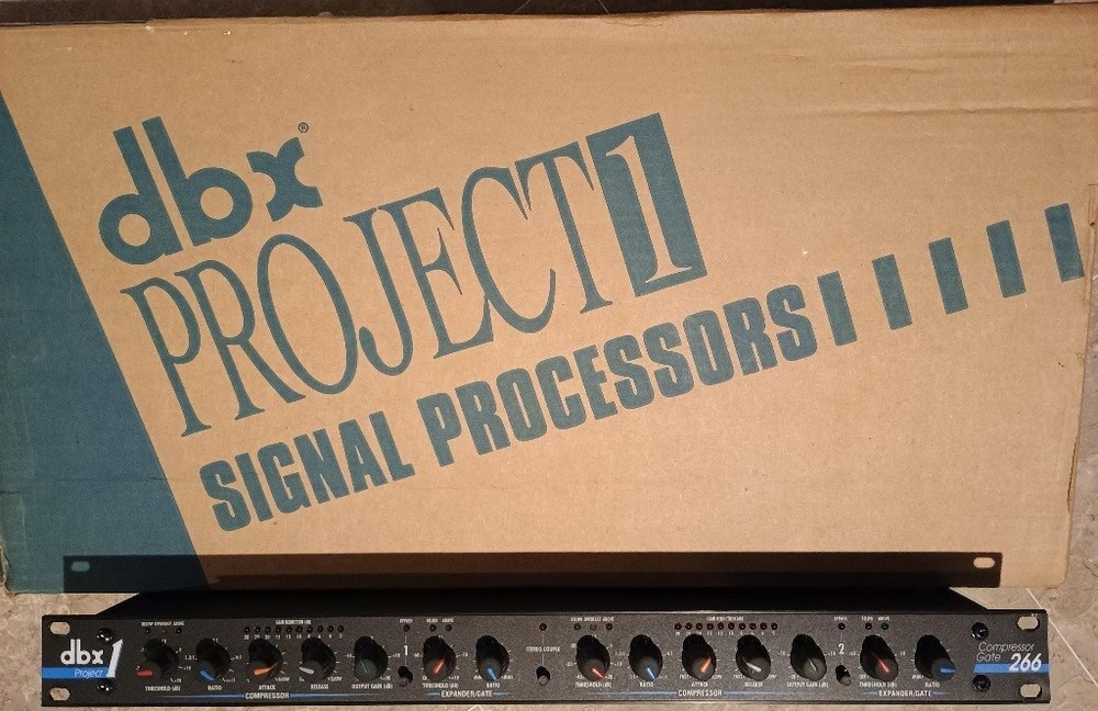 DBX Project 1 Model 266 - Dual Channel Compressor