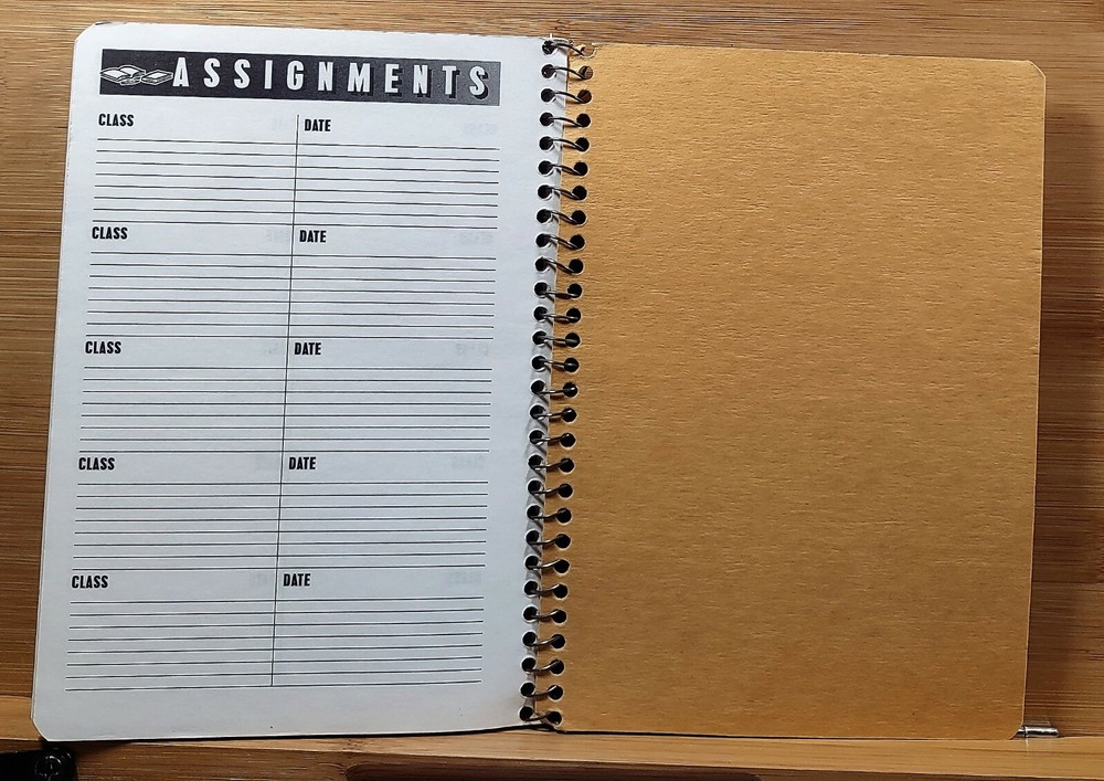 Norcom Assignment Organizer 40 sheets 7"x5"