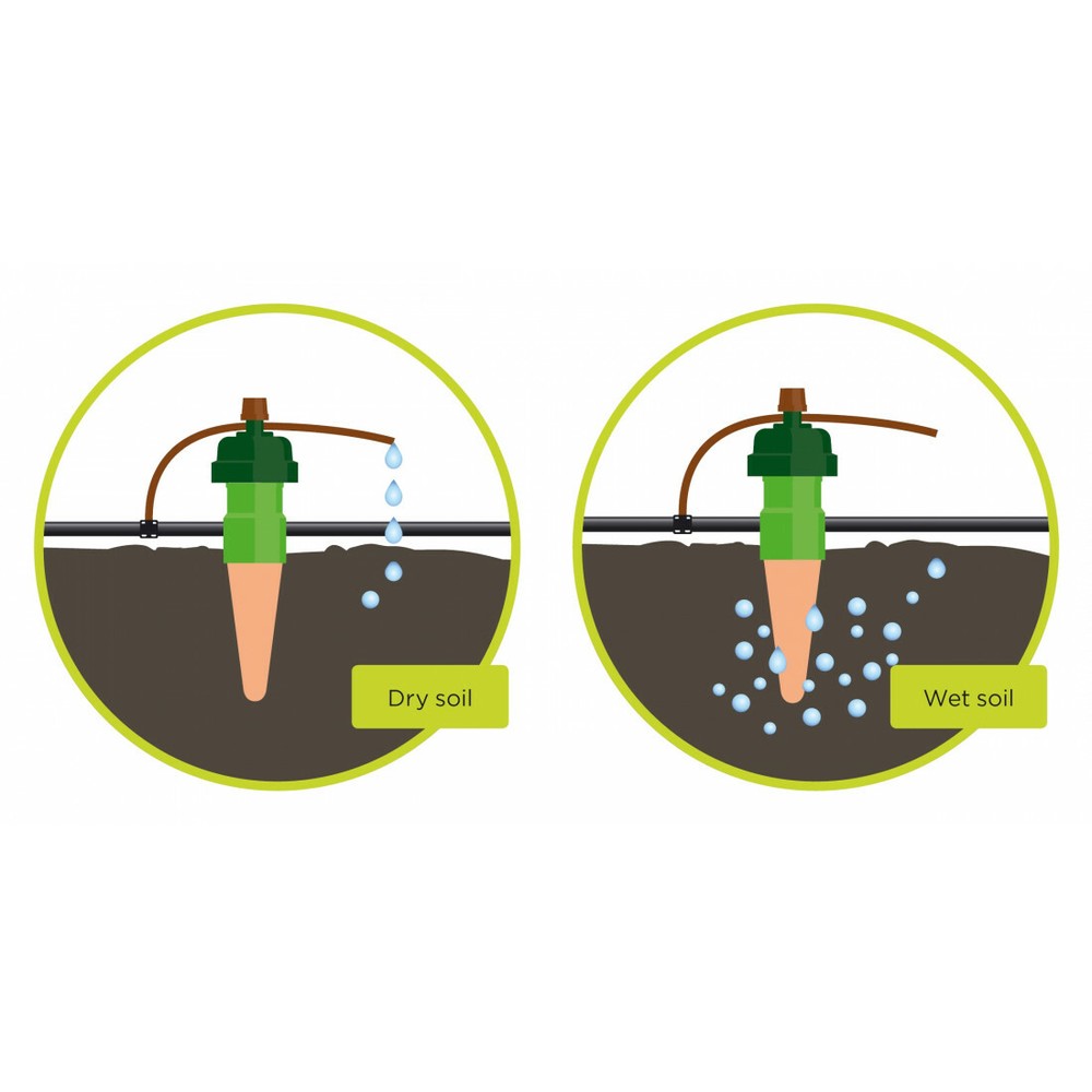 Blumat Maxi 9" Stake Sensor - Automatic Watering Drip Irrigation Garden System
