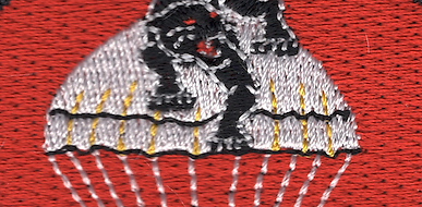 555th Airborne Infantry Regiment Patch