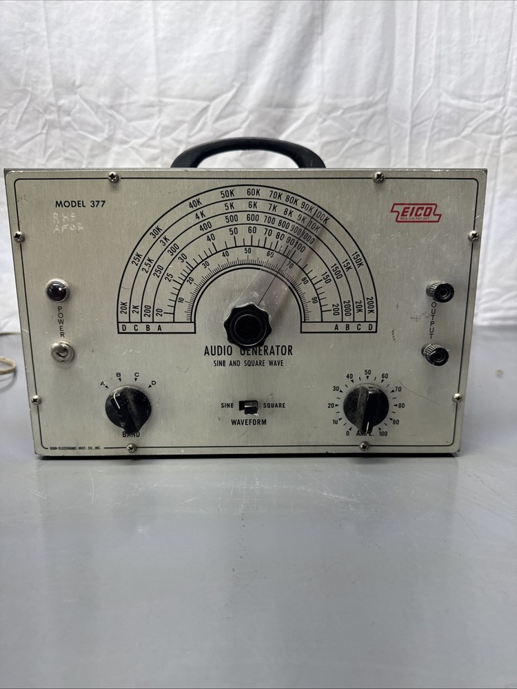 Vintage EICO Model 377 Audio Generator-Sine and Square Wave
