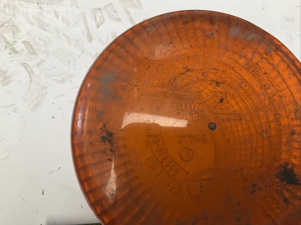 Hella 856416-02 Orange Beacon Light Lens