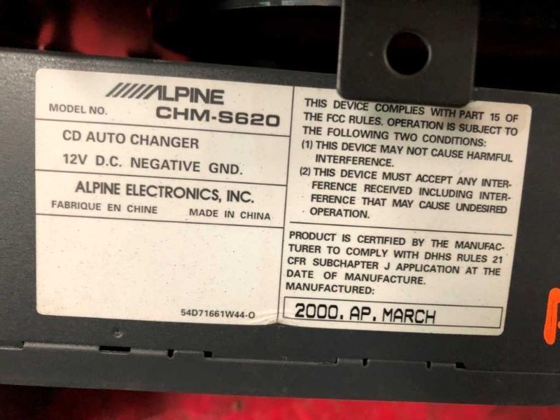 95-97 Jaguar XJR 4.0L Supercharged Radio Stereo 6 Disc Changer & Magazine & AMP