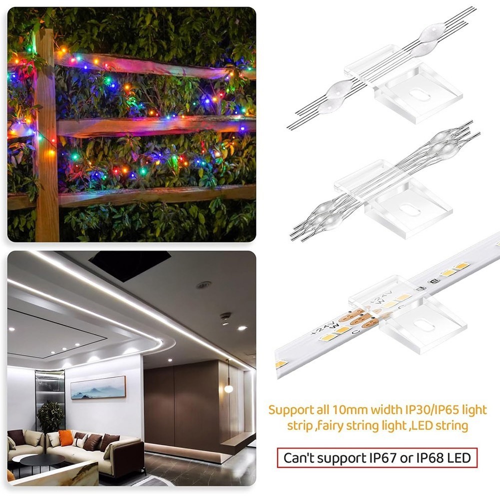 LED Strip Light Mounting Bracket Kit LED Light Strip Mounting Surfaces