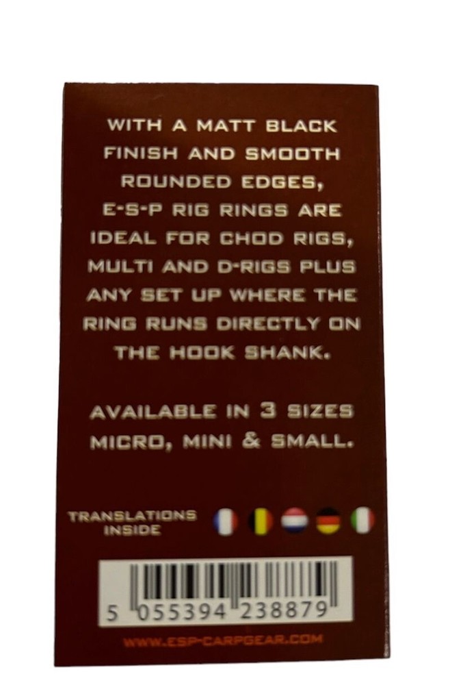 ESP Rig Rings Small - 20 per pack - Free Delivery