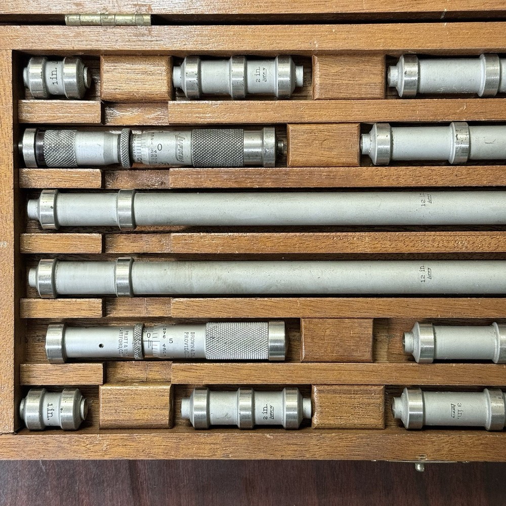 Lufkin End Measuring Rods Set Jig Bore Internal Micrometers