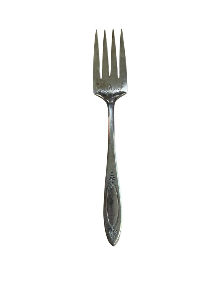 Oneida Silverplate Meat Fork Adam No Monogram