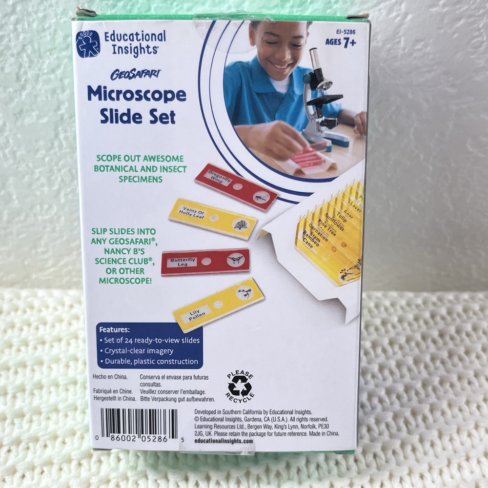 MICROSCOPE SLIDE SET GEOSAFAR