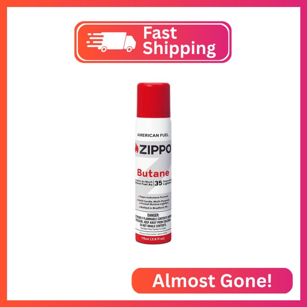 Zippo Butane Fuel, 115ml