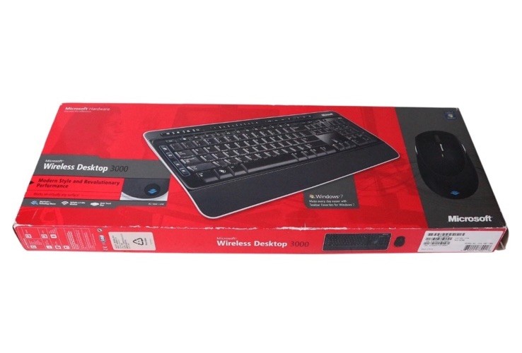 Microsoft Wireless Desktop 3000 Keyboard Bluetrack Tech KeyboardMouse Dongle