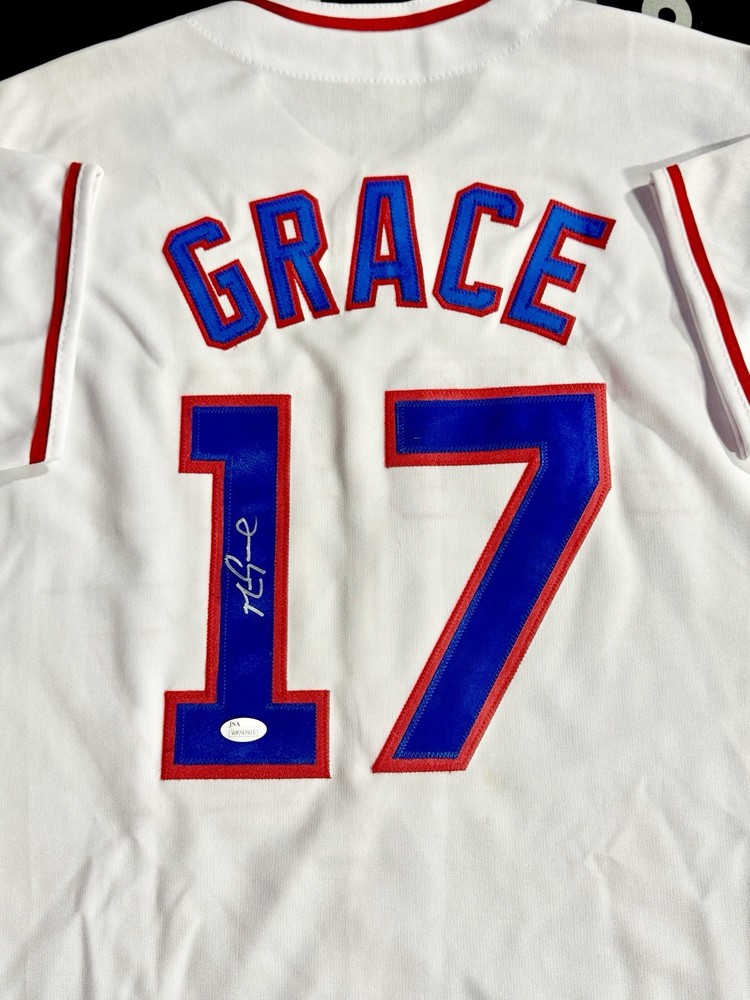 MARK GRACE SIGNED JERSEY CHICAGO CUBS JSA CERTIFIED