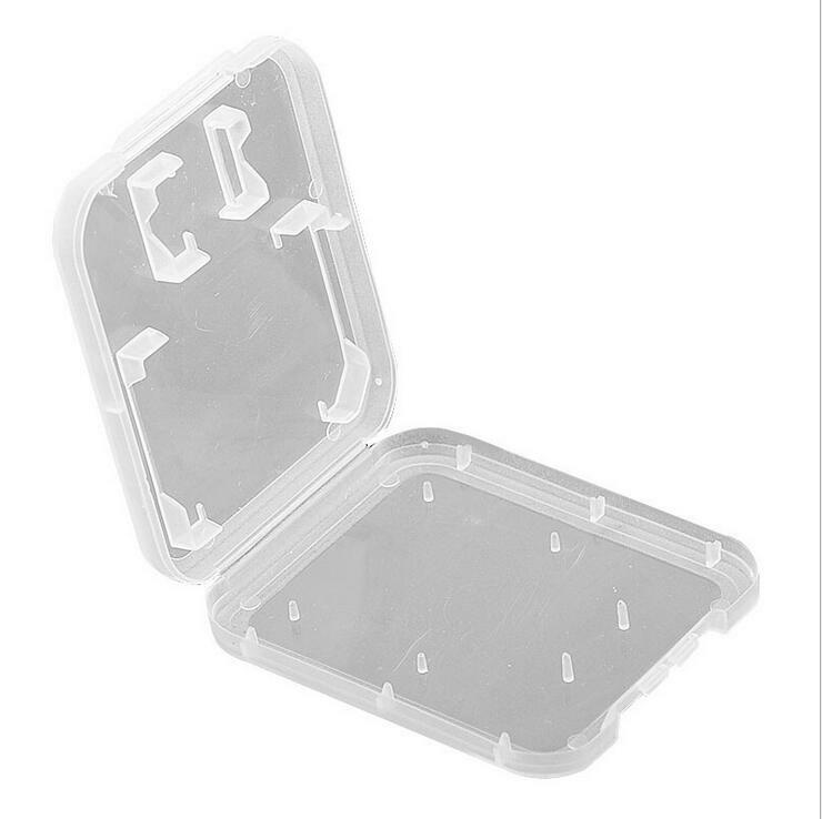 10Pcs Micro SD SDHC Memory Card Case Holder Box Storage Hard Plastic Transparent
