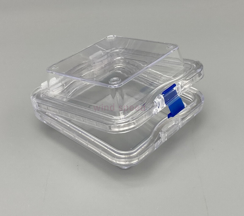 Denture False Teeth Membrane Case Container Hinged Display Box Jewelry Retainer